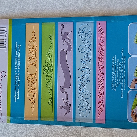 Cuttlebug 5 Embossing Border 7"  Brand New - Picture 2 of 2